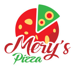 Mery's Pizza logo.